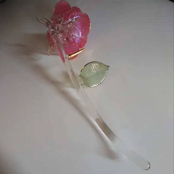 GLASS GLITTER ROSE - Picture 3 of 3